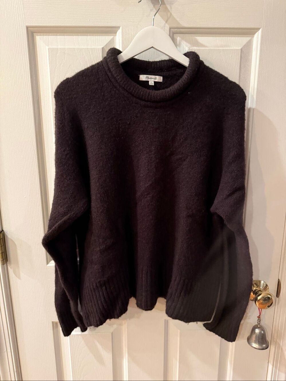 Madewell Brown Roll Neck Sweater sz XL EUC